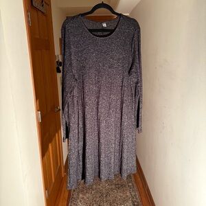 Old Navy Dark Gray Lightweight Sweater Dress